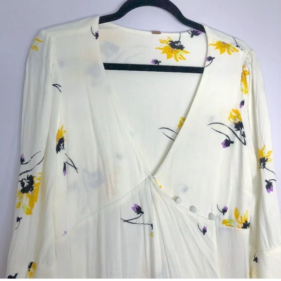 Free People Floral Wrap Dress - Picture 5 of 6